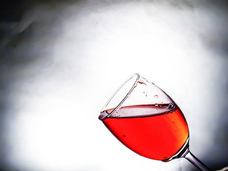 Red wine being poured into wine glass