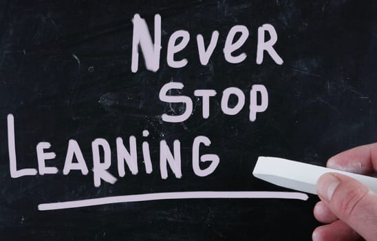 never stop learning