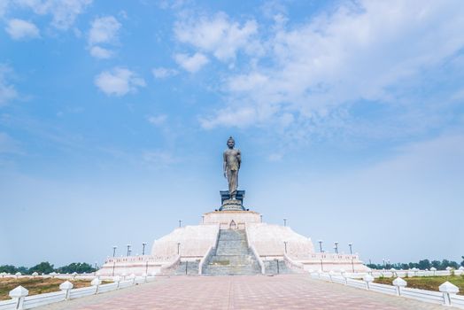 Buddhist park in  Northeast Phutthamonthon district, khonKean Province of Thailand.