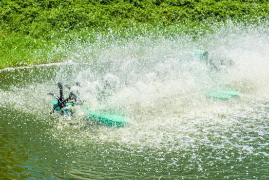 Oxygenating the water to spin turbines.