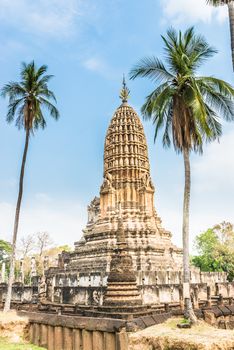 Sukhothai ruin old city country Thailand