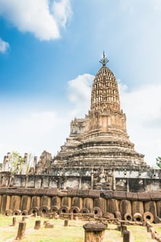 Sukhothai ruin old city country Thailand