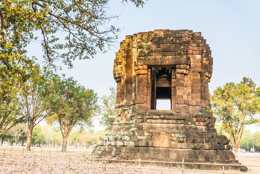 Sukhothai ruin old city country Thailand