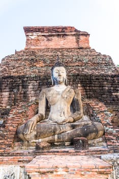 Sukhothai ruin old city country Thailand