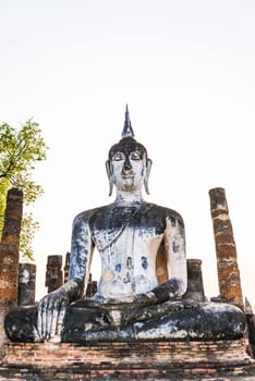 Sukhothai ruin old city country Thailand