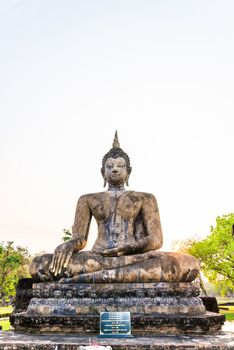 Sukhothai ruin old city country Thailand