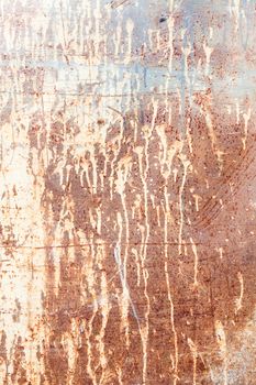 Old worn rusty texture with dripping paint