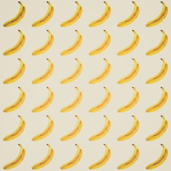 Vintage retro looking Banana fruit useful as a seamless background