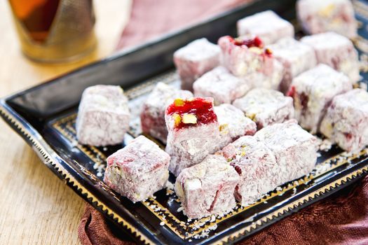 Rose with Pistacchio Turkish delight (Lokum) by Tea