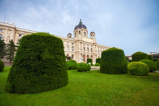 VIENNA, AUSTRIA - AUGUST 4, 2013: Museum of Fine Arts (Kunsthistorisches Museum), Vienna, Austria