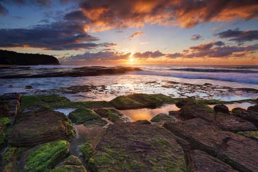 Sunrise from Turrimetta Beach, Sydney