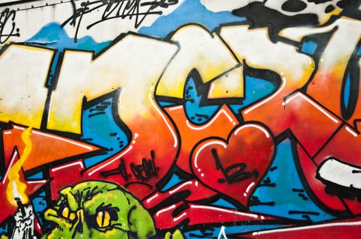 Paris - France - May 2013 - urban art - abstract