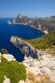 Cape Formentor in the Coast of North Mallorca, Spain ( Balearic Islands )