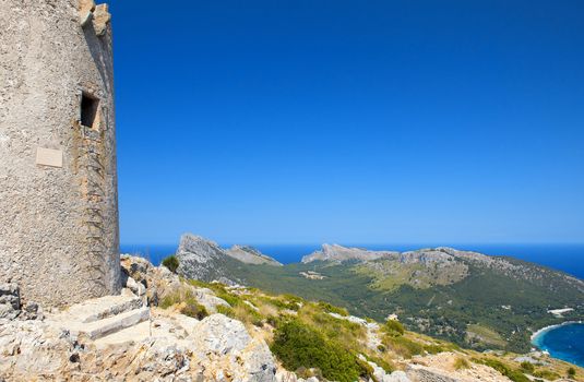 Cape Formentor in the Coast of North Mallorca, Spain ( Balearic Islands )