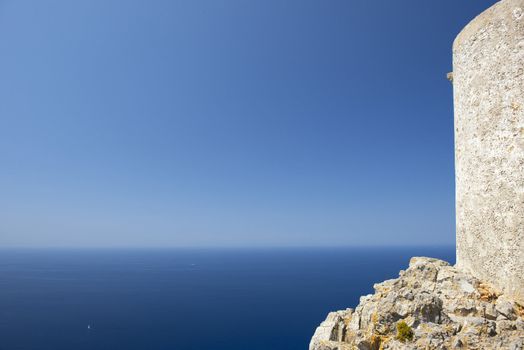 Aerial View From Cape Formentor in the Coast of North Mallorca, Spain ( Balearic Islands )