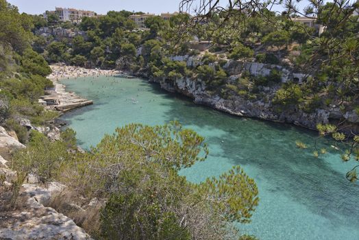 The Beautiful Beach of Cala Pi in Mallorca, Spain ( Balearic Islands )