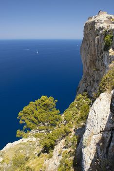 Cape Formentor in the Coast of North Mallorca, Spain ( Balearic Islands )