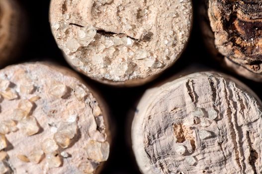 Wine Acid Falls Out in Old Bottles and Turns Into Crystals on the Corks and in the Wine