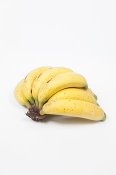 bananas on white isolated background.bananas fruit on white isolated background.