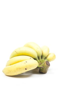 bananas on white isolated background.bananas fruit on white isolated background.