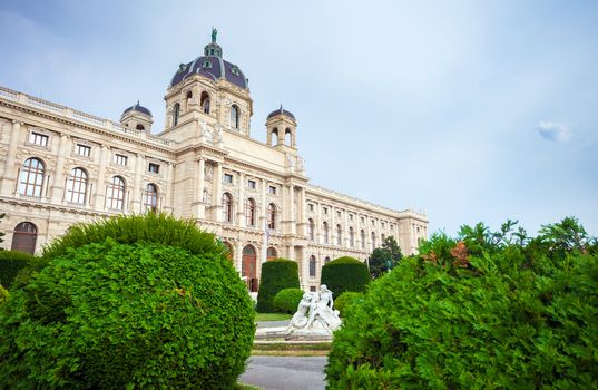 VIENNA, AUSTRIA - AUGUST 4, 2013: Museum of Fine Arts (Kunsthistorisches Museum), Vienna, Austria