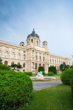 VIENNA, AUSTRIA - AUGUST 4, 2013: Museum of Fine Arts (Kunsthistorisches Museum), Vienna, Austria