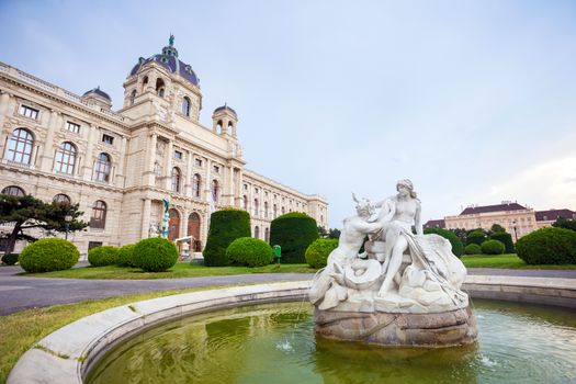 VIENNA, AUSTRIA - AUGUST 4, 2013: Museum of Fine Arts (Kunsthistorisches Museum), Vienna, Austria