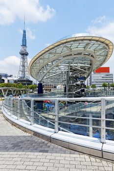 Nagoya, Japan city skyline with Nagoya Tower. 