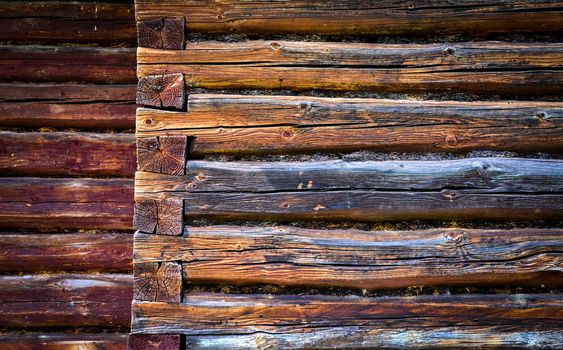 background or texture abstract old wall of a wooden house