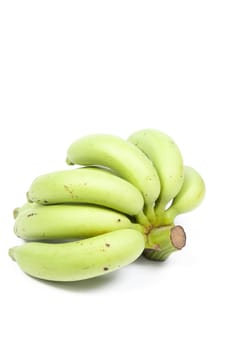 bananas on white isolated background.bananas fruit on white isolated background.