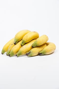 bananas on white isolated background.bananas fruit on white isolated background.