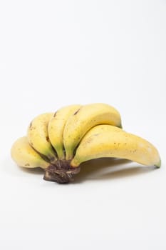 bananas on white isolated background.bananas fruit on white isolated background.