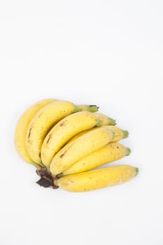 bananas on white isolated background.bananas fruit on white isolated background.