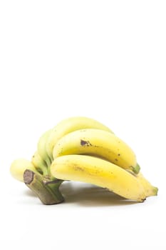 bananas on white isolated background.bananas fruit on white isolated background.