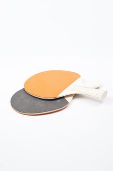 racquet tabletennis on white isolated background.Equipment sport tabletennis.