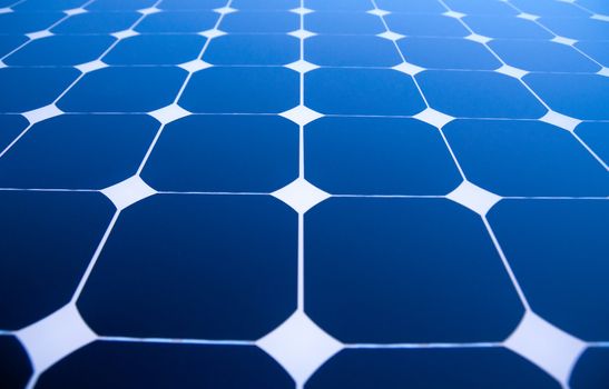 Background of Blue Solar Panels