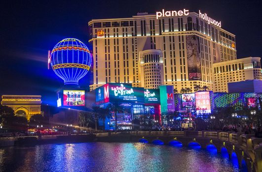 LAS VEGAS - MARCH 10 : Planet Hollywood Resort and Casino on March 10 , 2014 in Las Vegas, Planet Hollywood has over 2,500 rooms available and it located on Las Vegas Boulevard.