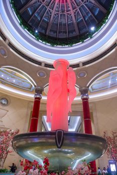 LAS VEGAS - MARCH 15 : The interior of Palazzo hotel and Casino on March 15, 2014 in Las Vegas. Palazzo hotel opened in 2008 and it is the tallest completed building in Las Vegas