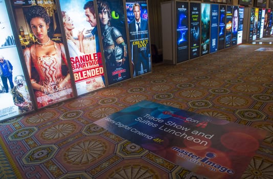 LAS VEGAS - MARCH 25: General trade show atmosphere at CinemaCon, the official convention of the National Association of Theatre Owners, at Caesars Palace on March 25, 2014 in Las Vegas , Nevada