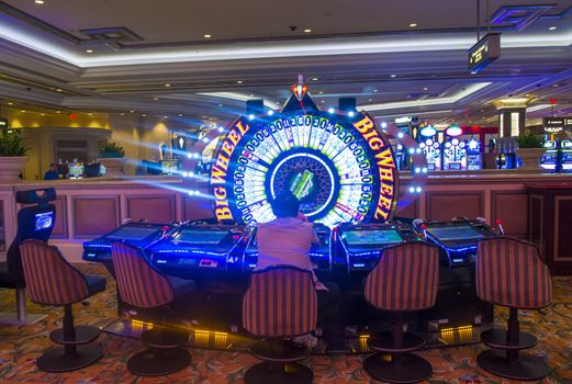 LAS VEGAS - MARCH 15 : The interior of Palazzo hotel and Casino on March 15, 2014 in Las Vegas. Palazzo hotel opened in 2008 and it is the tallest completed building in Las Vegas