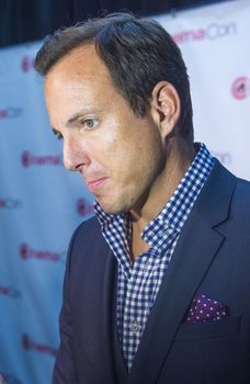 LAS VEGAS, NV - MARCH 24: Actor Will Arnett arrives at the 2014 CinemaCon Paramount opening night presentation at Caesars Palace on March 24, 2014 in Las Vegas, Nevada