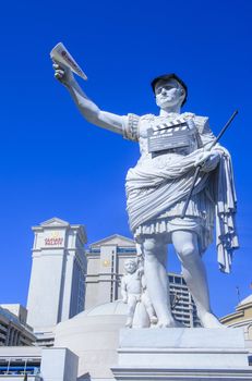 LAS VEGAS - MARCH 25: A dressed-up statue of David at the CinemaCon, the official convention of the National Association of Theatre Owners, at Caesars Palace on March 25, 2014 in Las Vegas , Nevada