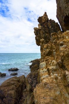 Koh Larn Beach Stones. Island near Pattaya City, Thailand.