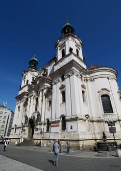 Saint Nicholas Church in Prague, Czech republic