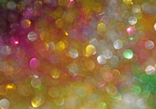 Bright multi-colored spots as abstract background                               