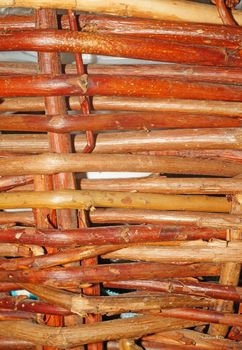 Interwoven twigs as background