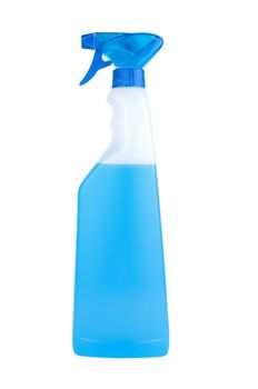 Spray Bottle of a Cleaning Product isolated on white