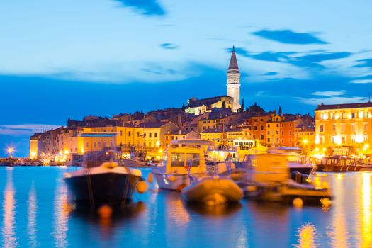 Romantic Rovinj is a town in Croatia situated on the north Adriatic Sea Located on the western coast of the Istrian peninsula, it is a popular tourist resort and an active fishing port.