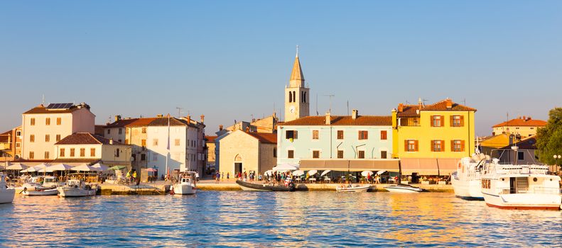 Panorama of Fazana village in Istrian peninsula, Croatia.