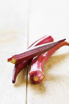 Okra  also known as Lady's fingers or Gumbo